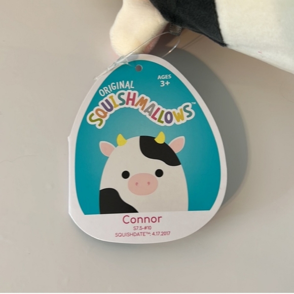 🎉HP🎉 Squishmallows 7.5" Connor the Cow - Picture 3 of 5
